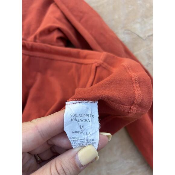 Beyond Yoga Original Jacket Womens Size Medium Orange Full Zip Long Sleeve - Picture 3 of 4